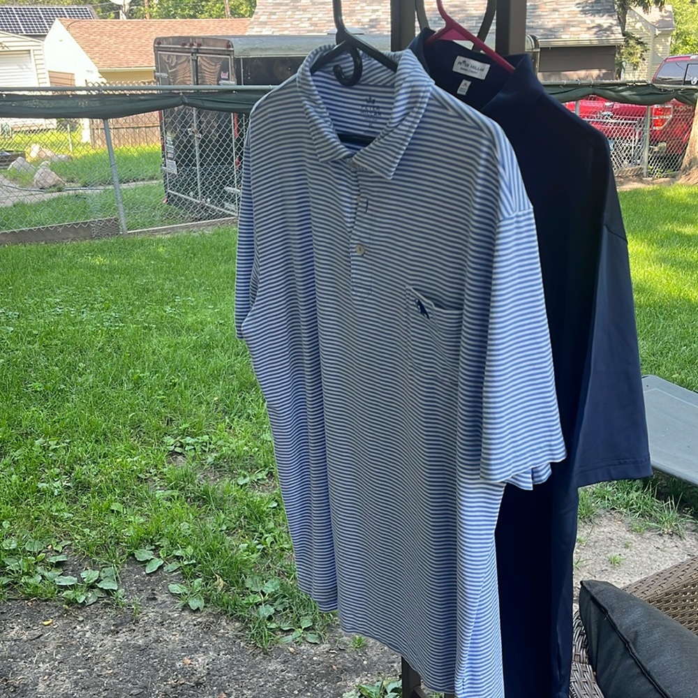 Set of two Peter Millar CL Golf Polos